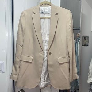 Basic Beige Blazer from Zara